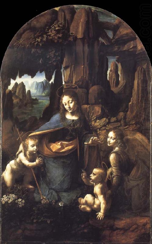 Leonardo  Da Vinci The Virgin of the Rocks china oil painting image